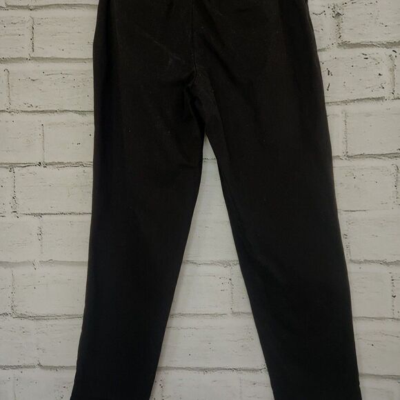 ASOS Design Women's Solid Black Straight-Leg Stretchy Trousers Size 4P Career - Picture 12 of 14